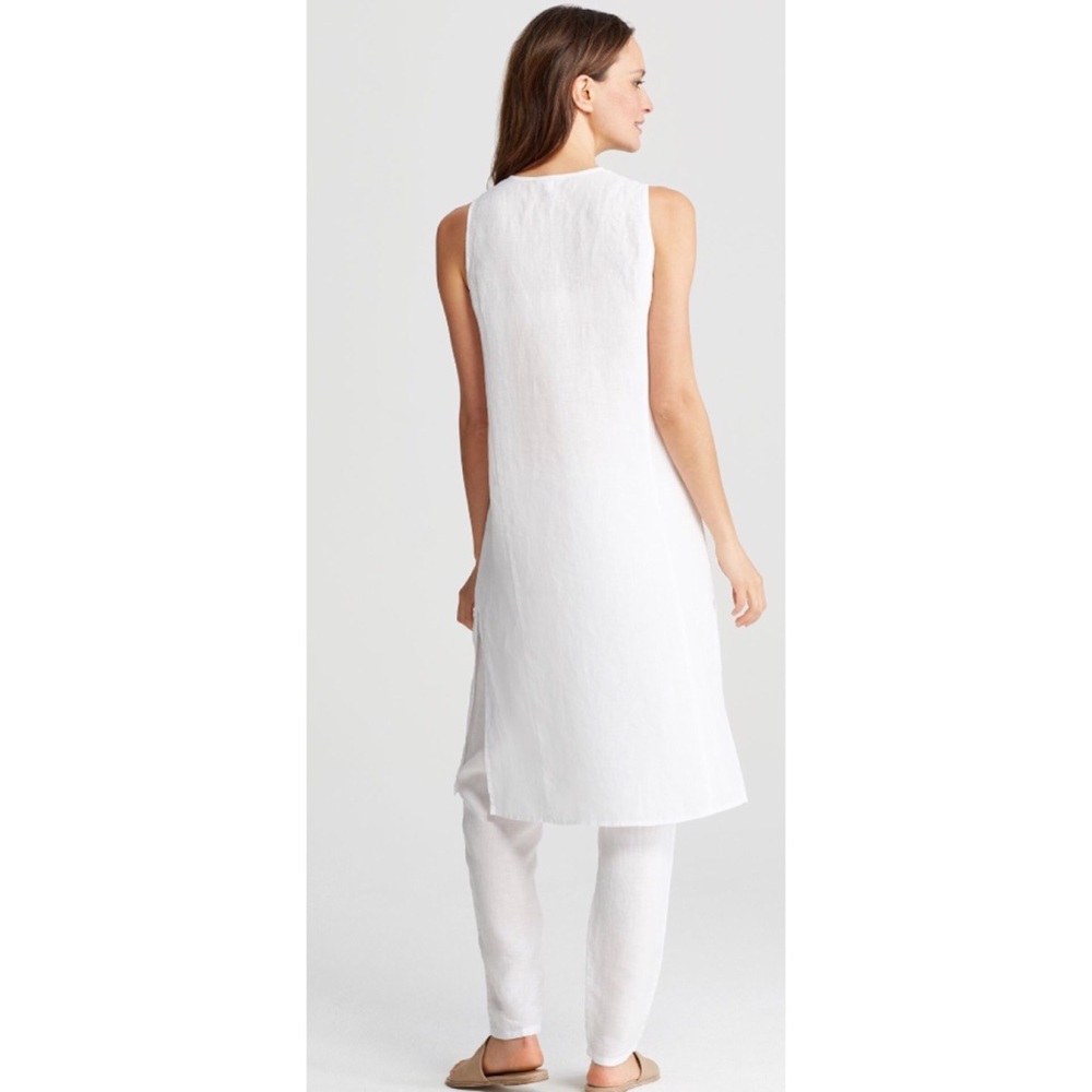 EILEEN FISHER LINEN WRAP TUNIC/DRESS ❤️⭐️ - Picture 3 of 4
